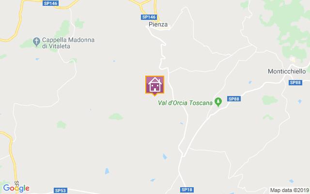 Villa location map