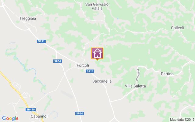 Villa location map