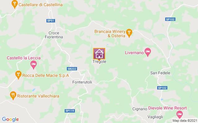 Villa location map
