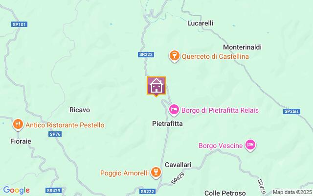 Villa location map